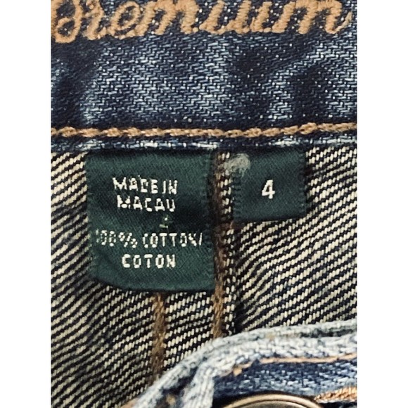 Lauren Jeans‎ Co. Premium Womens Jeans Mid Rise Blue Denim Size 4 - Picture 6 of 16